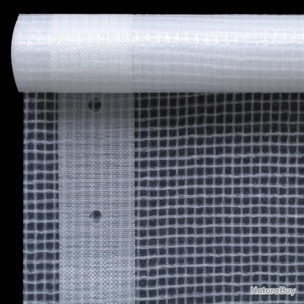 B�ches polyvalent et robuste 2 pi�ces 260 g/m� 2 x 6 m blanc 02_0002213