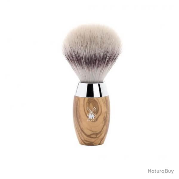 Blaireau Muhle gamme Kosmo Synth�tique argent� en Olivier