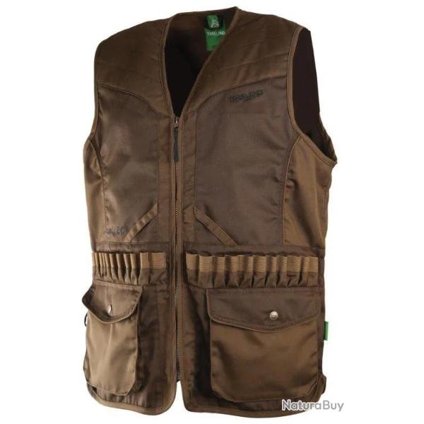 Gilet De Chasse Treeland Marron Calibre 20
