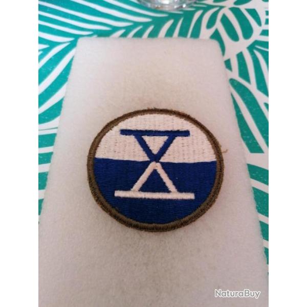 Patch arm�e us 10th ARMY CORPS WW2 ORIGINAL 2