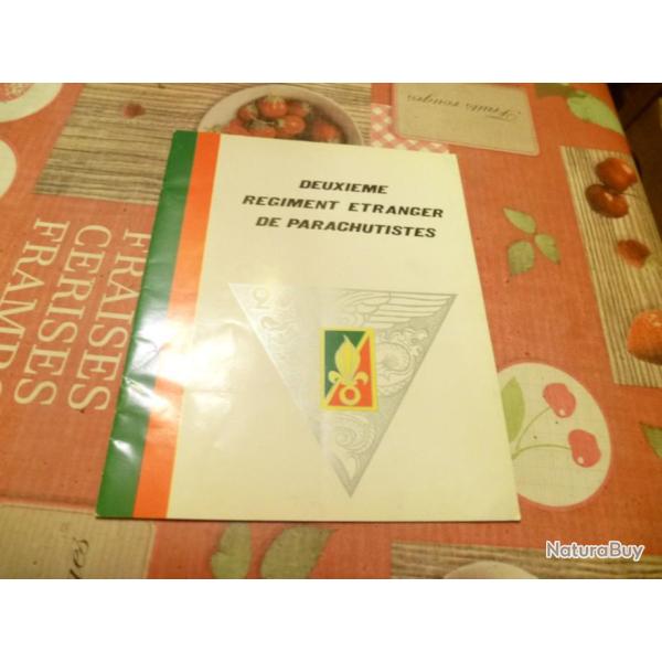 T LIVRE LE DEUXIEME REGIMENT ETRANGERS DE  PARACHUTISTES