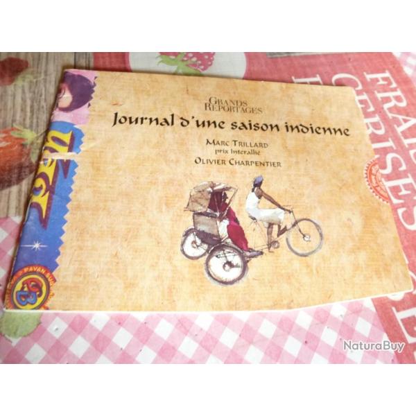 LIVRE JOURNAL D UNE SAISON INDIENNE