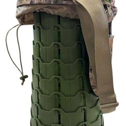 Si&egrave;ge de poste r&eacute;tractable et r&eacute;glable et housse camouflage