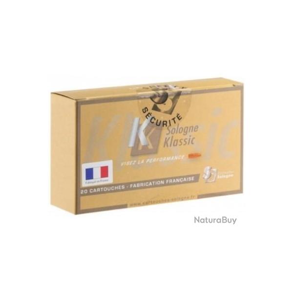 Munitions SOLOGNE klassic subsonique cal.222Rem hornady interlock hp 2.9g 45gr par 60