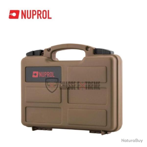 Mallette NUPROL pour Arme de Poing Mousse Pr�d�coup�e Tan