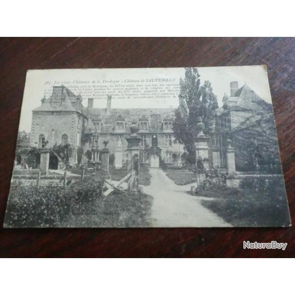 CP  DPT  24  CHATEAU DE SAUVE BOEUF