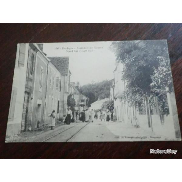 CP  DPT  24  SAVIGNAC  LES EGLISES   GRANDE RUE  cot�s  sud