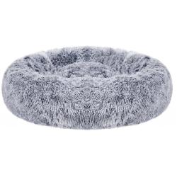 Panier pour chien lit pour chat tissu peluche 50 cm gris 12_0001125
