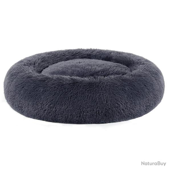 Panier pour chien lit pour chat doux 80 cm gris fonc� 12_0001207