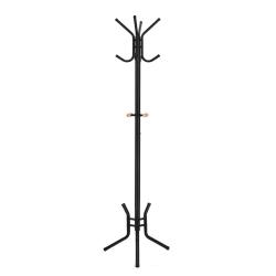 Porte-manteaux sur pied perroquet hauteur 176 cm 12 crochets tube en fer pour entr&eacute;e chambre dressi