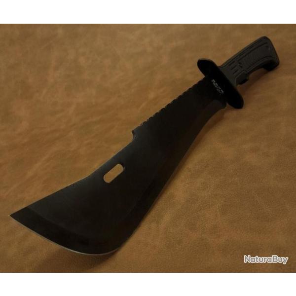 Couteau Machette Bolo Rite Edge Panga Machete Lame Acier Inox Black Manche Abs Etui Nylon CN211553BK