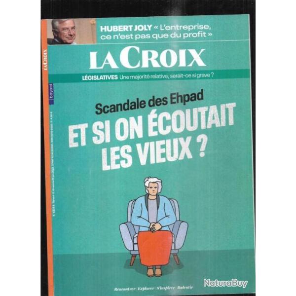 scandale des ehpad et si on �coutait les vieux? la croix juin 2022