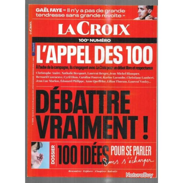 100 id�es pour se parler 100e num�ro l'appel des 100 la croix septembre 2021