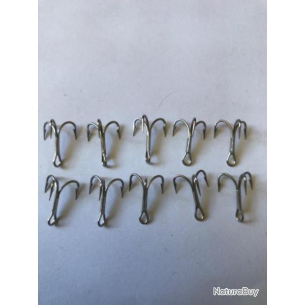 11 hame�on triple n 8 ref 9617 ni nickel� vmc  p�che carnassier