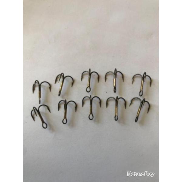 10 hame�on triple n 8 9649 bz bronz� vmc  p�che carnassier