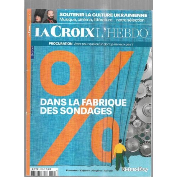 dans la fabrique des sondages , culture ukrainienne  la croix l'hebdo mars 2022