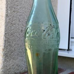WW2 US BOUTEILLE VIDE AM&Eacute;RICAINE DE COCA-COLA DAT&Eacute;E 1945 USA d&eacute;form&eacute;