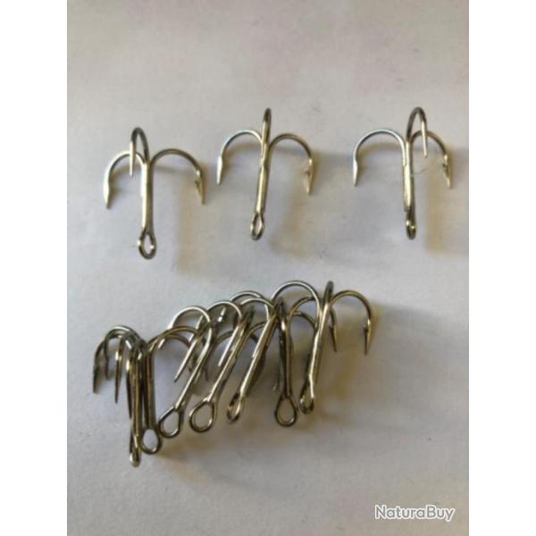 30 hame�on triple n 4 9649 ni nickel� vmc  p�che carnassier