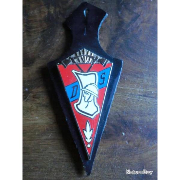 INSIGNE PUCELLE  POMPIER  DS  DEPARTEMENT SECURITE  /  DRAGO PARIS