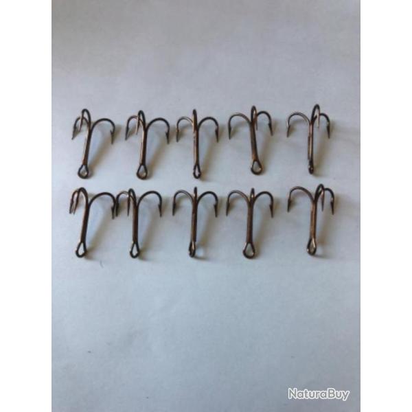 10 hame�on triple n 2 ref 9617 bz bronz� vmc  p�che carnassier