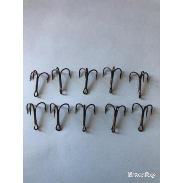 100 hame�on triple n 6.  9649 bz bronz� vmc  p�che carnassier