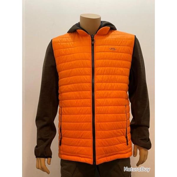 VESTE BLASER REVERSIBLE COUPE-VENT ORANGE-MARRON