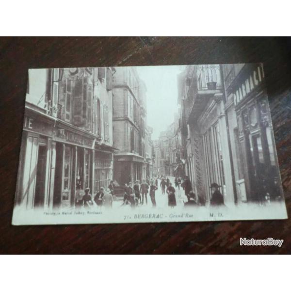 CP  DPT  24  BERGERAC  GRANDE RUE