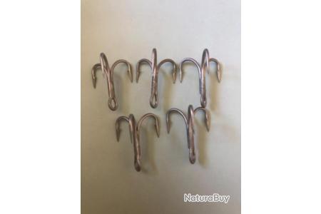 Hameçons Triples VMC 9626 PS N°2 - Lot De 10, Pour Pêche Mer Et Rivière