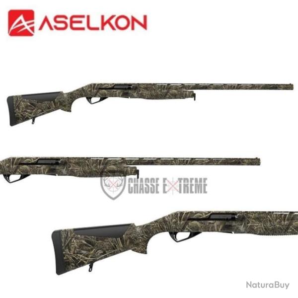 Fusil ASELKON Super Magnum Camo Max5 3.5" 76cm Cal 12/89