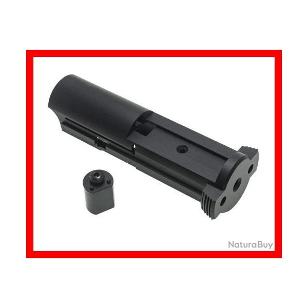 CAGE NOZZLE ALLEGEE EN ALUMINIUM POUR AAP NOIR
