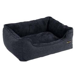 Panier pour chien housse amovible 70 x 55 x 21cm gris fonc&eacute; 12_0001123