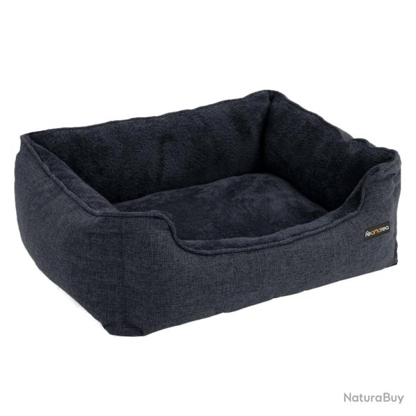 Panier pour chien housse amovible 70 x 55 x 21cm gris fonc� 12_0001123