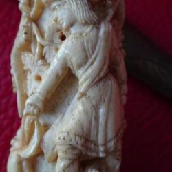 dague de chasse,os sculpt&eacute;,XIXe