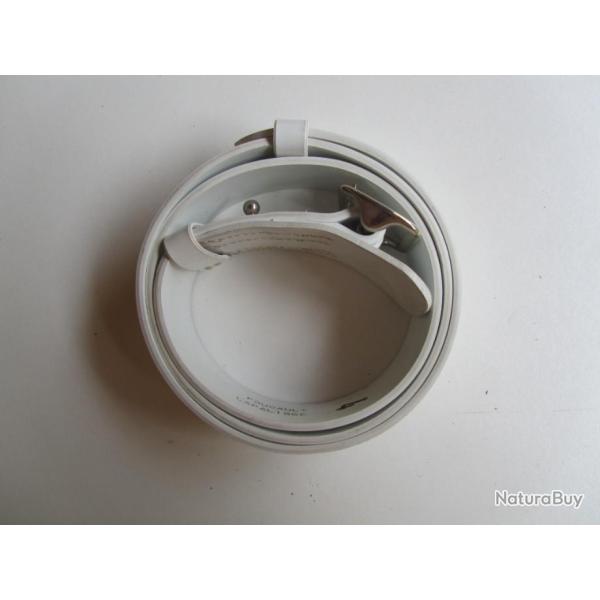 CEINTURON BLANC L/l 1128/45mm POUR MILITAIRE PORTE ETENDARD - FOUCAULT LAPALISSE