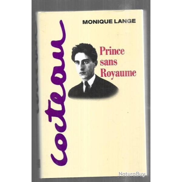 cocteau prince sans royaume de monique lange