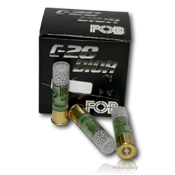 CARTOUCHE FOB SUPER BIOR 28 22GR BOURRE BIOR