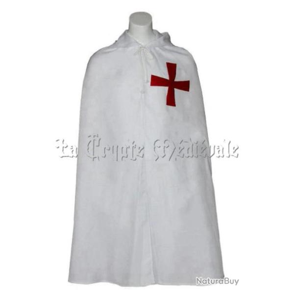 CAPE DE CHEVALIER TEMPLIER ORDRE MONASTIQUE TAILLE L