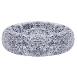 Panier pour chien lit pour chat doux diam&egrave;tre 80 cm gris 12_0001206