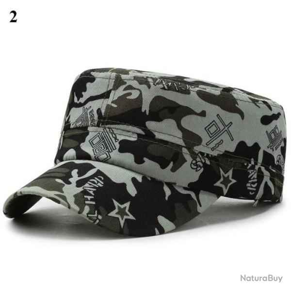 Casquette camouflage Flat top - Mod�le 2