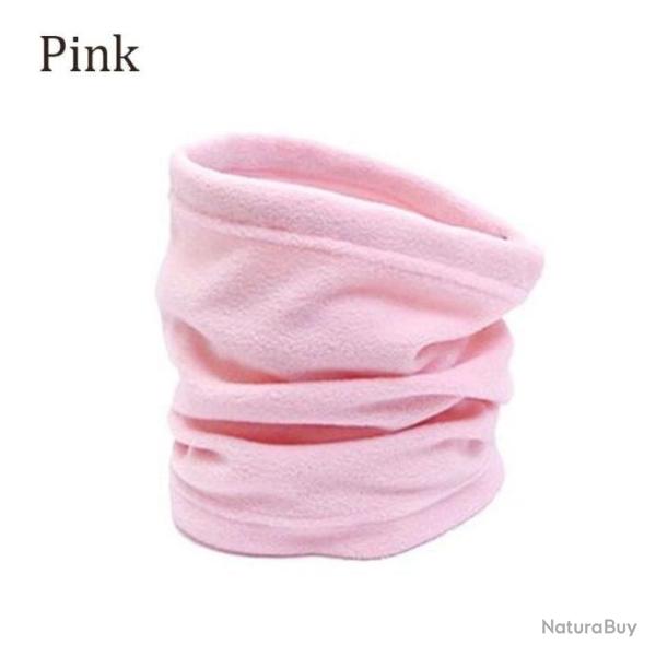 Tour de cou polaire 3 en 1 - Rose