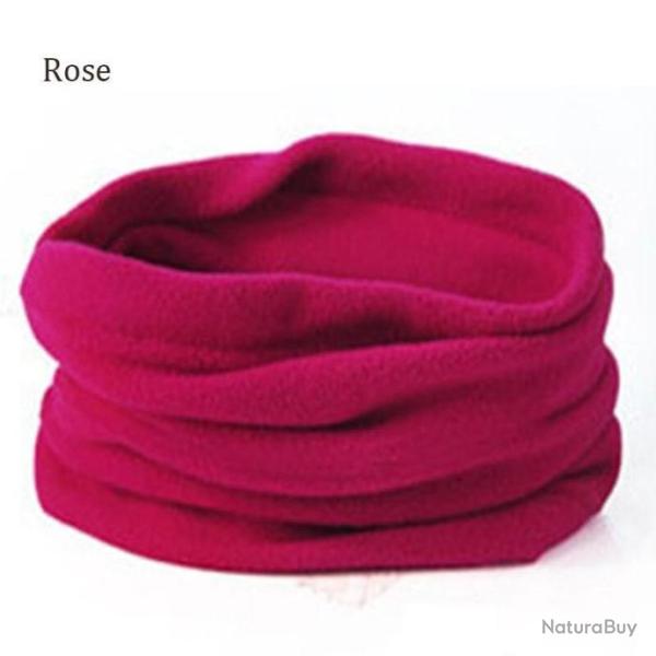 Tour de cou polaire 3 en 1 - Rose bonbon