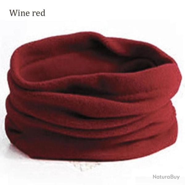 Tour de cou polaire 3 en 1 - Bordeau