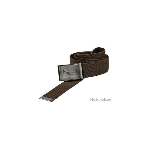 CEINTURE EN TOILE PINEWOOD MARRON