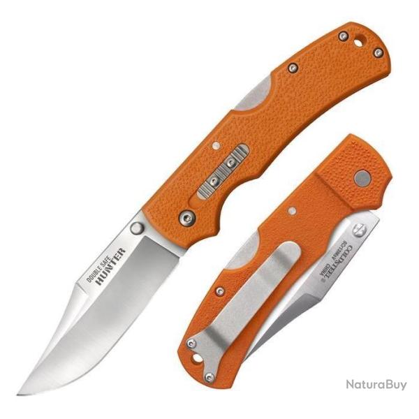 Couteau PLIANT COLDSTEEL DOUBLE SAFE HUNTER ORANGE 23JB