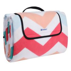 Couverture tapis 200 x200 cm de pique-nique &eacute;tanche pliable pour camping plage jardin avec poign&eacute;e