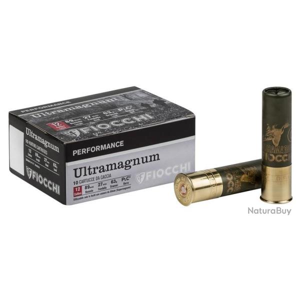 Cartouches Fiocchi Ultramagnum 63g BJ - Cal. 12 x1 boite