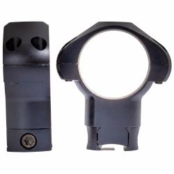 Paire de colliers de montage en acier haut rail 11mm et diam&egrave;tre 25,4mm - Konus
