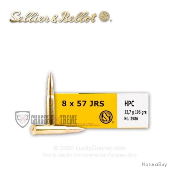 20 Munitions S&B cal 857 JRS 196gr HPC