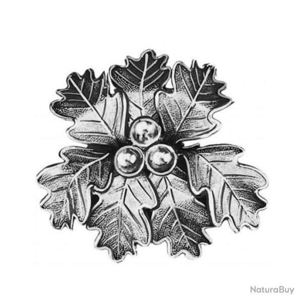 7 FEUILLES DE CH�NE- FEUILLE MASSIVE DE PR�SENTATION D�FENSES DE SANGLIER - FRITZMANN