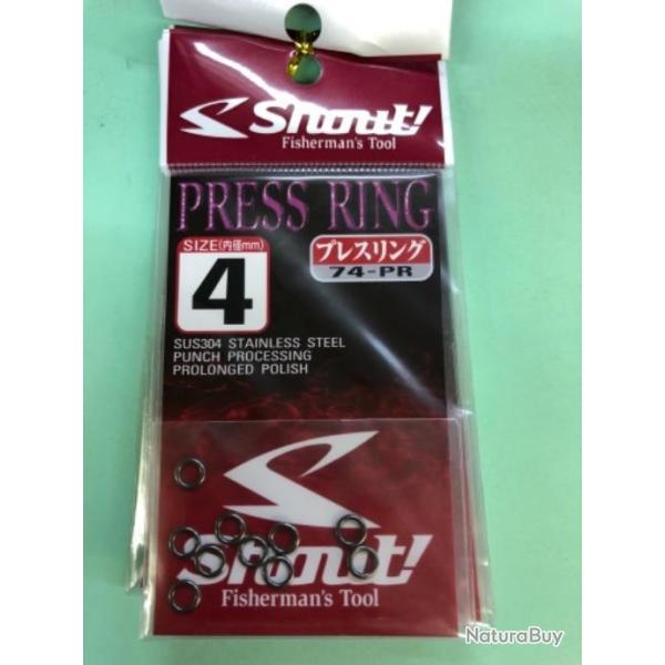 10 anneau soud� 53 lbs shout p�che mer JIG silure press ring taille 4